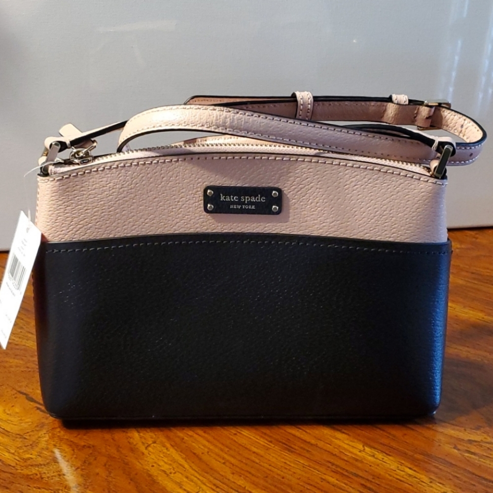Kate Spade Pink and Black Crossbody Purse